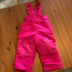 Cat & Jack Girls 2T Snow Bib